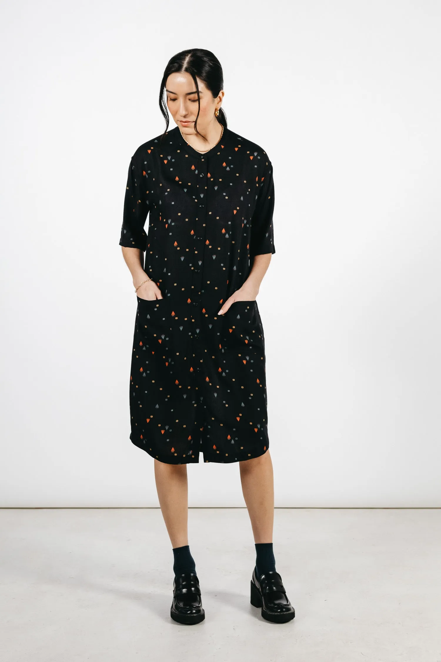 Signe Dress / Artifact Print