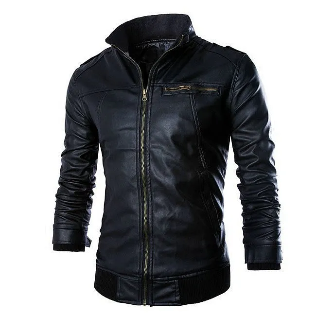 Slim Fit Motorcycle Jacket