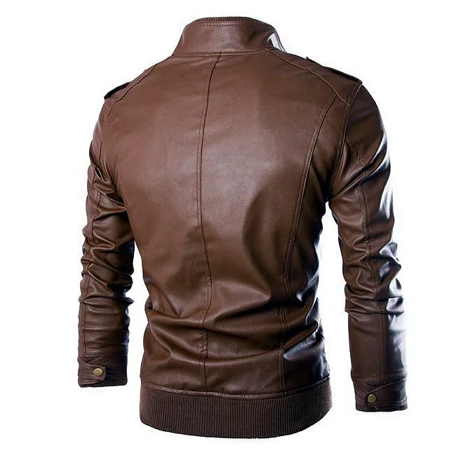 Slim Fit Motorcycle Jacket