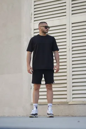 Sneakerjeans Black Shorts Jogger Set ES92