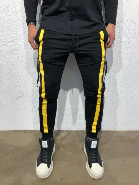 Sneakerjeans - Black Yellow Jogger Pant B304 Joggers