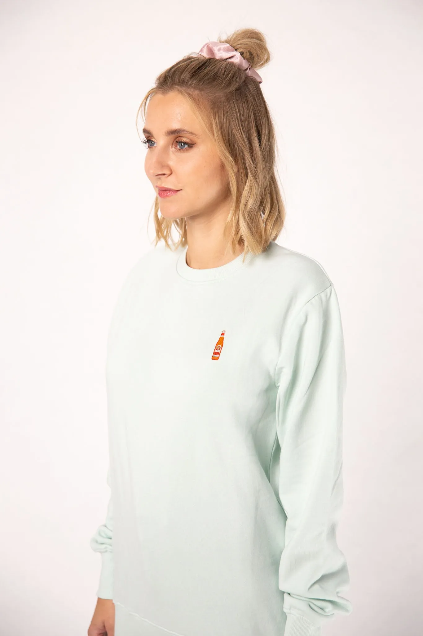 Somersby Orange Spritz | Bestickter Bio-Baumwoll Frauen Pullover