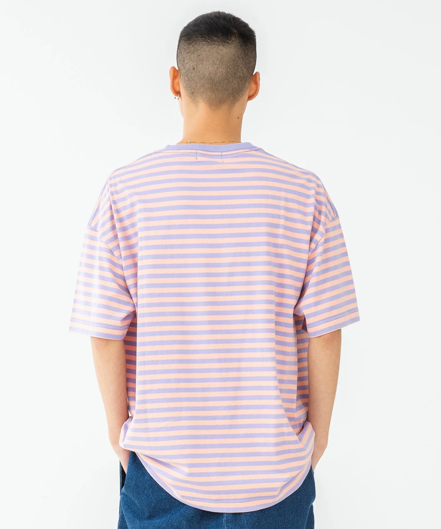 S/S EMBROIDERY KIETH BORDER TEE