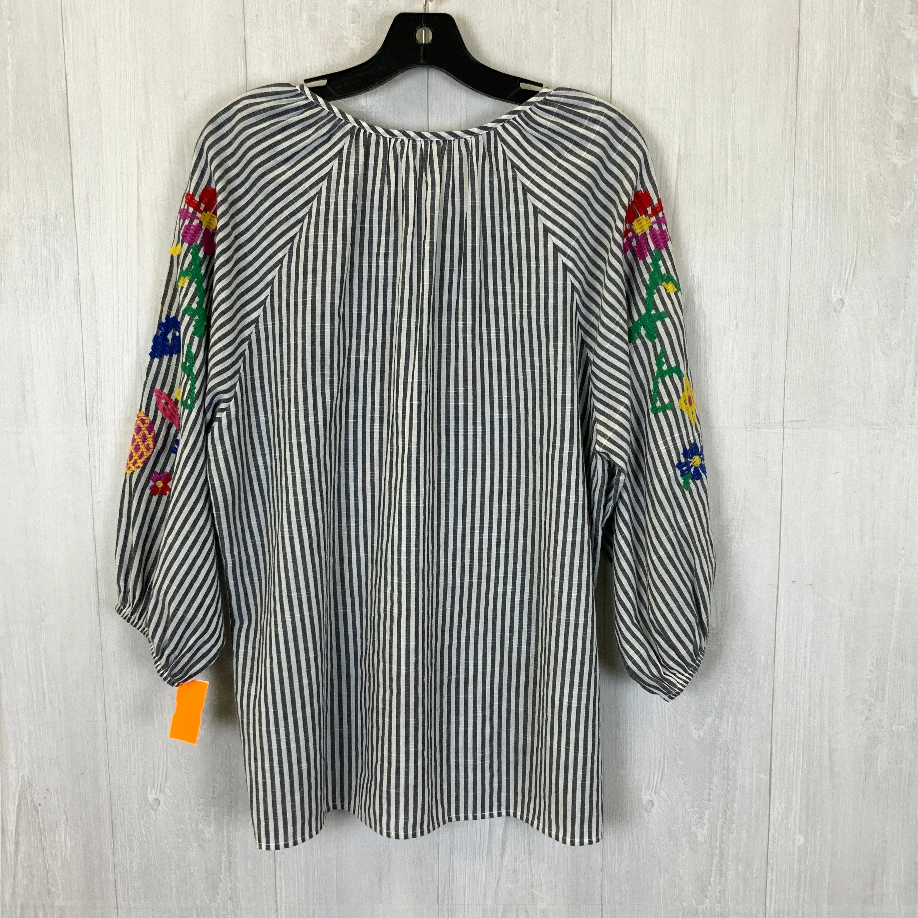 Striped Blouse Long Sleeve Entro, Size M