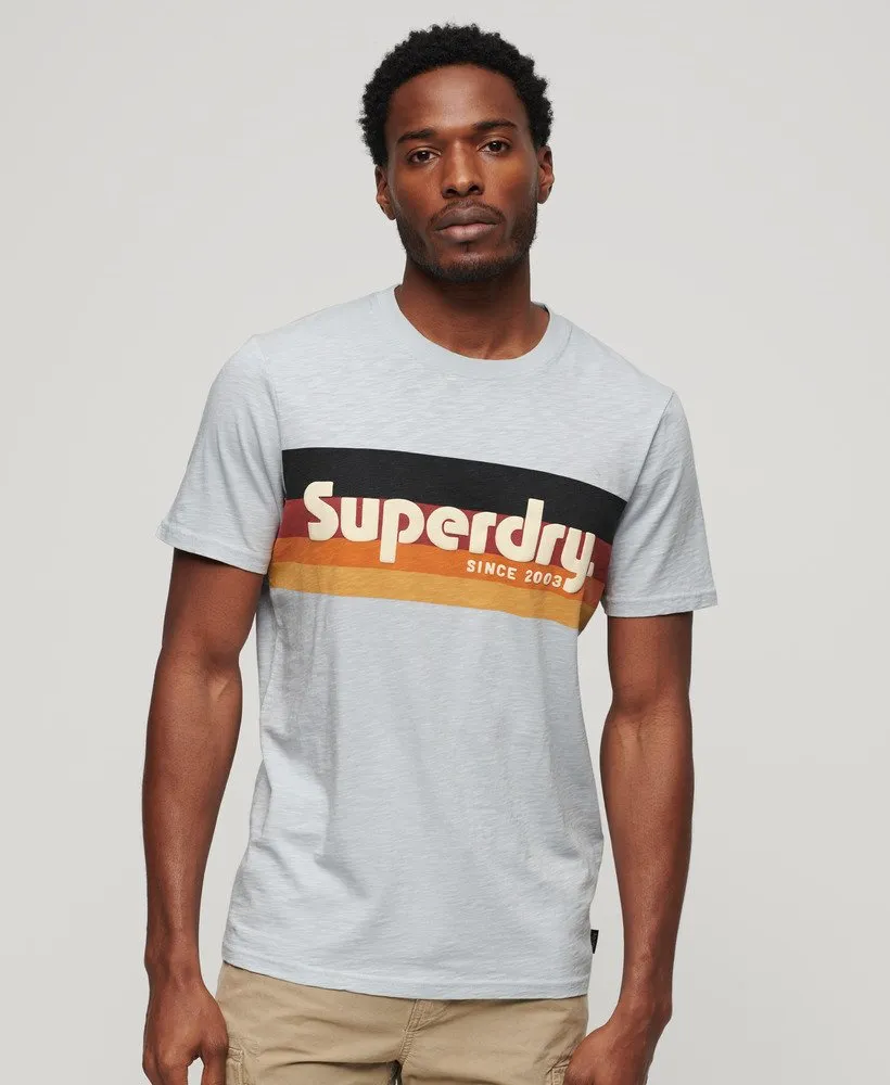 Superdry Cali Logo Tee (Blue)