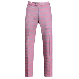 The Alain Plaid Slim Fit Dress Suit Pants Trousers - Multiple Colors