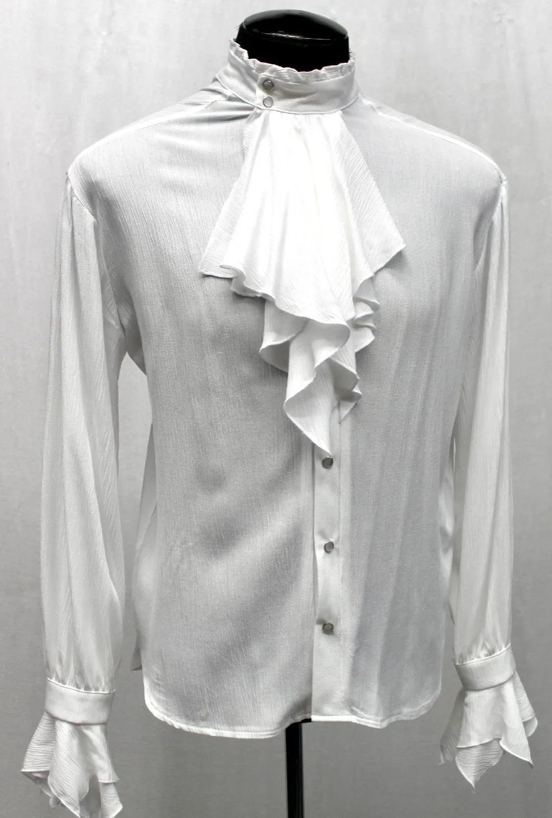 THE COUNT SHIRT - Ivory Rayon