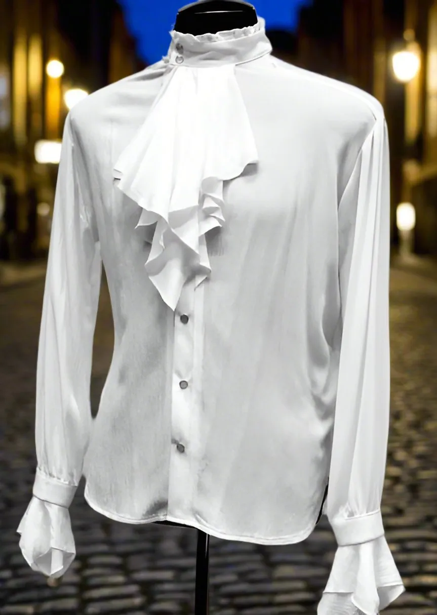 THE COUNT SHIRT - Ivory Rayon