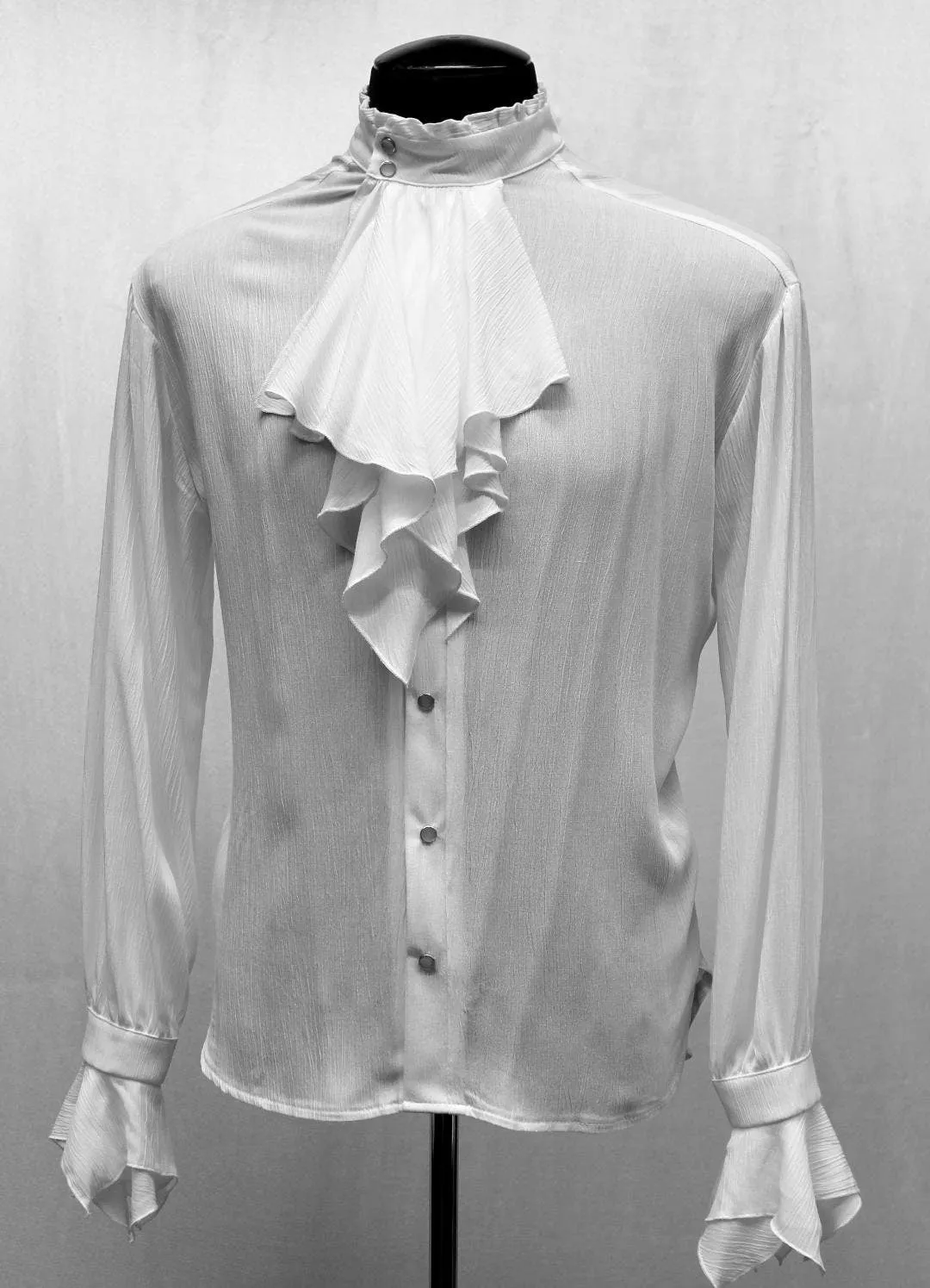 THE COUNT SHIRT - Ivory Rayon