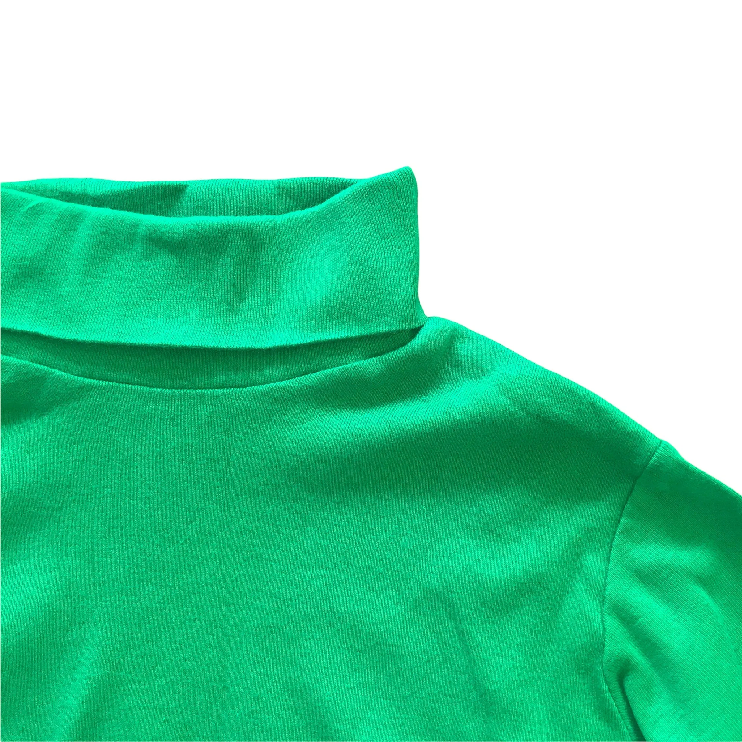 Vintage 1970's Green Turtleneck 4-5Y