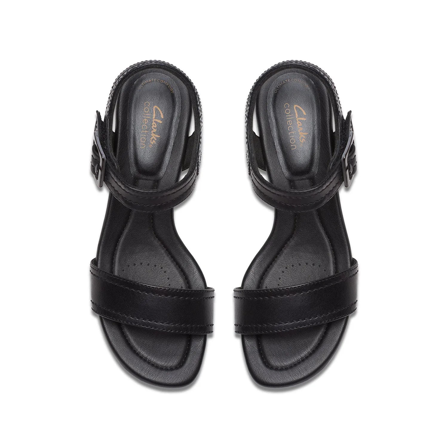 Womens - Desirae Coast Black Leather